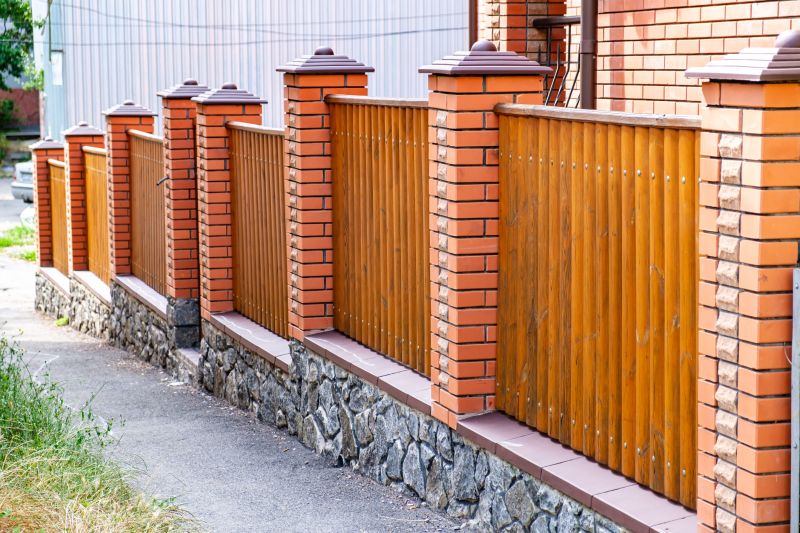 Brick Fence Building