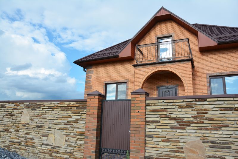 Decorative Brick Fence